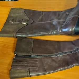 Clark's knee high least boots